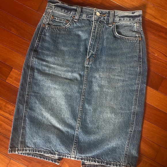 Denim Forum '90s Pencil Skirt - Picture 1 of 5